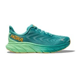 Hoka Men's Arahi 6 Running Shoe - Ocean Mist/Lime Glow - Regular (D)