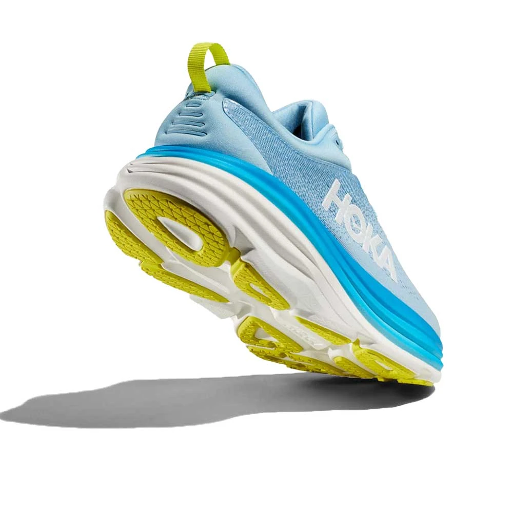 Hoka Men's Bondi 8 Running Shoe - Airy Blue/Diva Blue - Wide (2E) - Image 4