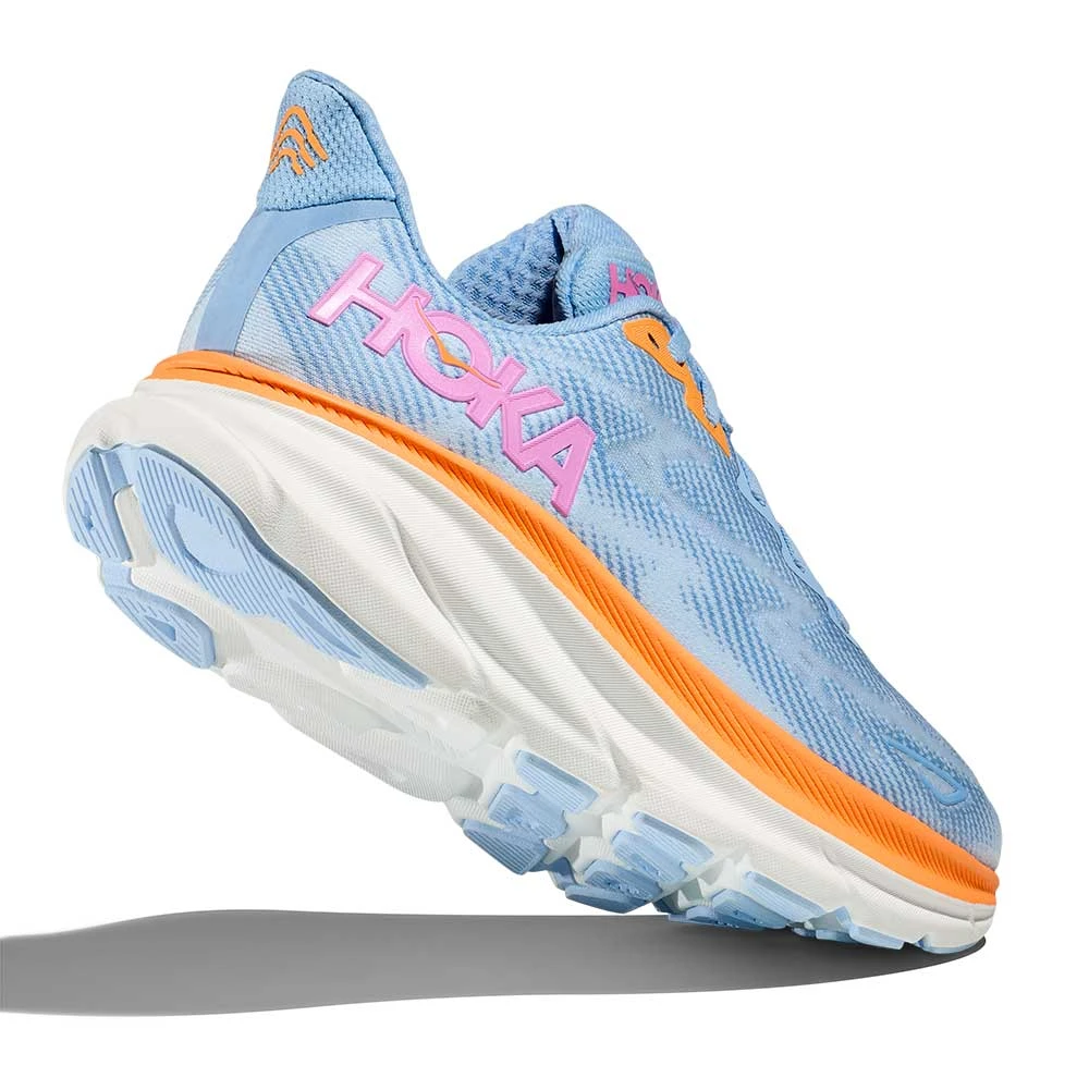 Hoka Women's Clifton 9 Running Shoe - Airy Blue/Ice Water - Wide (D) - Image 5