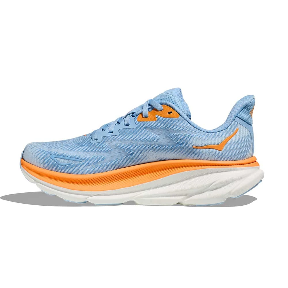 Hoka Women's Clifton 9 Running Shoe - Airy Blue/Ice Water - Wide (D) - Image 4