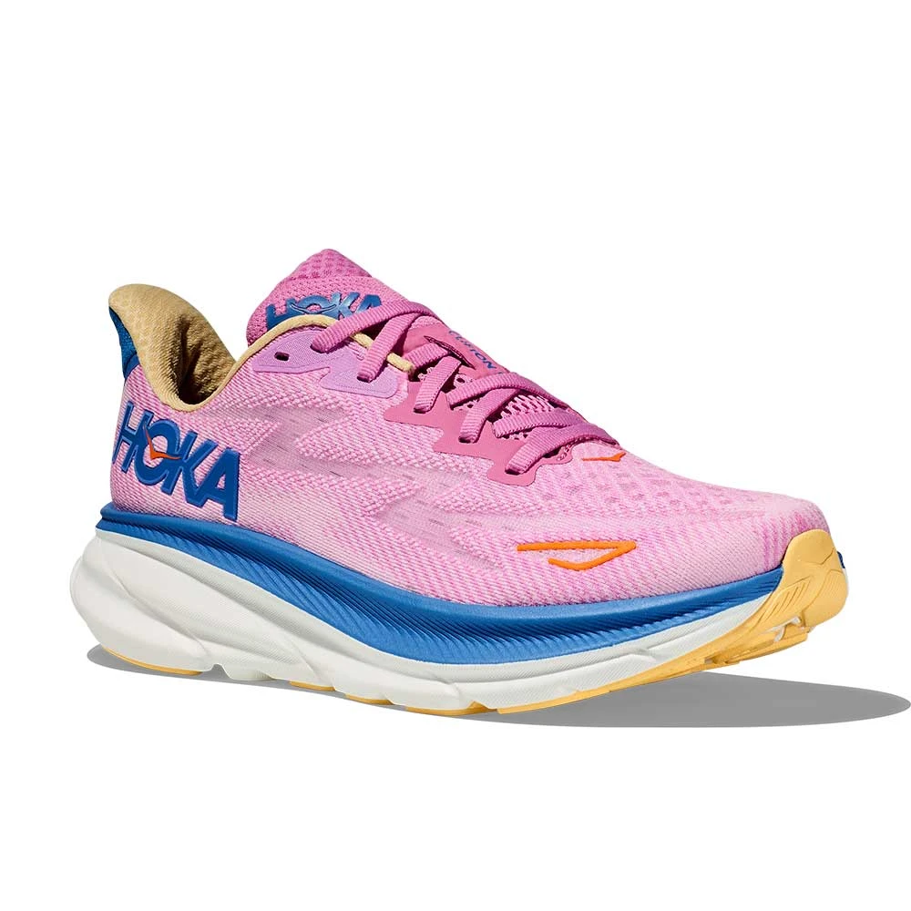 Hoka Women's Clifton 9 Running Shoe - Cyclamen/Sweet Lilac - Wide (D) - Image 2