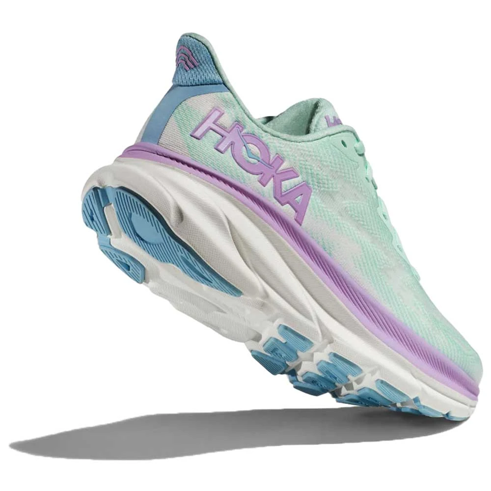 Hoka Women's Clifton 9 Running Shoe - Sunlit Ocean/Lilac Mist - Regular (B) - Image 3