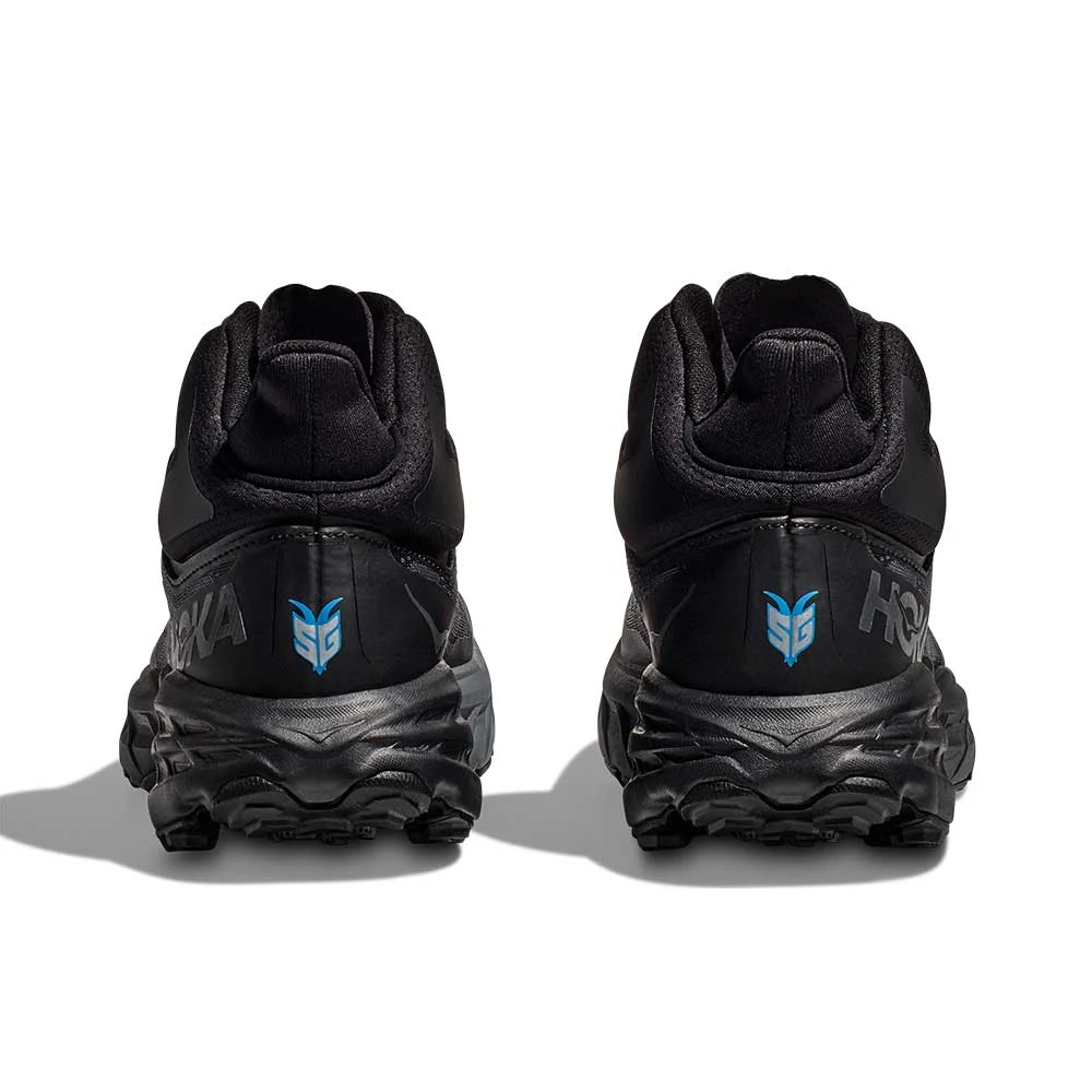 Hoka Men's Speedgoat 5 Mid GTX Running Shoe - Black/Black - Image 6