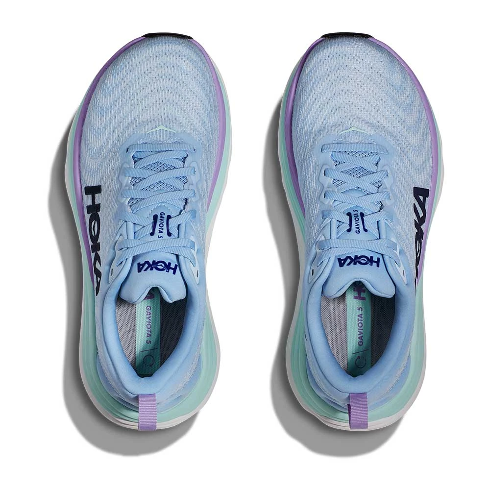 Hoka Women's Gaviota 5 Running Shoe - Airy Blue/Sunlit Ocean - Regular (B) - Image 7