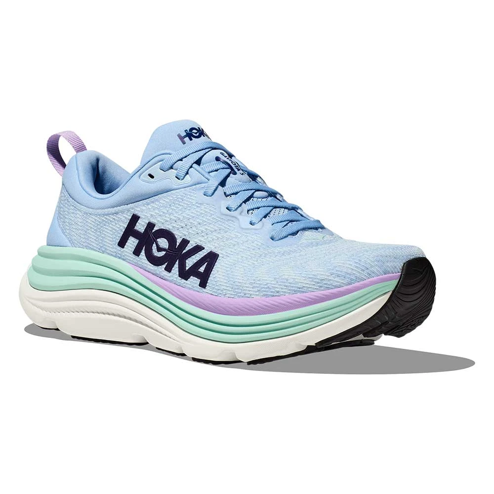 Hoka Women's Gaviota 5 Running Shoe - Airy Blue/Sunlit Ocean - Regular (B) - Image 2