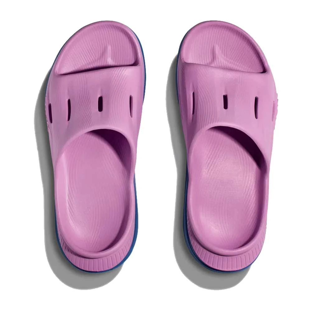 Hoka Unisex Ora Recovery Slide 3 - Cyclamen/Coastal Sky - Image 4