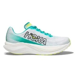 Hoka Men's Mach X Running Shoe - White/Blue Glass - Regular (D)