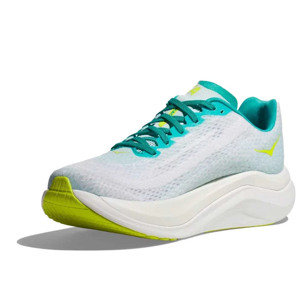 Hoka Men's Mach X Running Shoe - White/Blue Glass - Regular (D) - Image 3