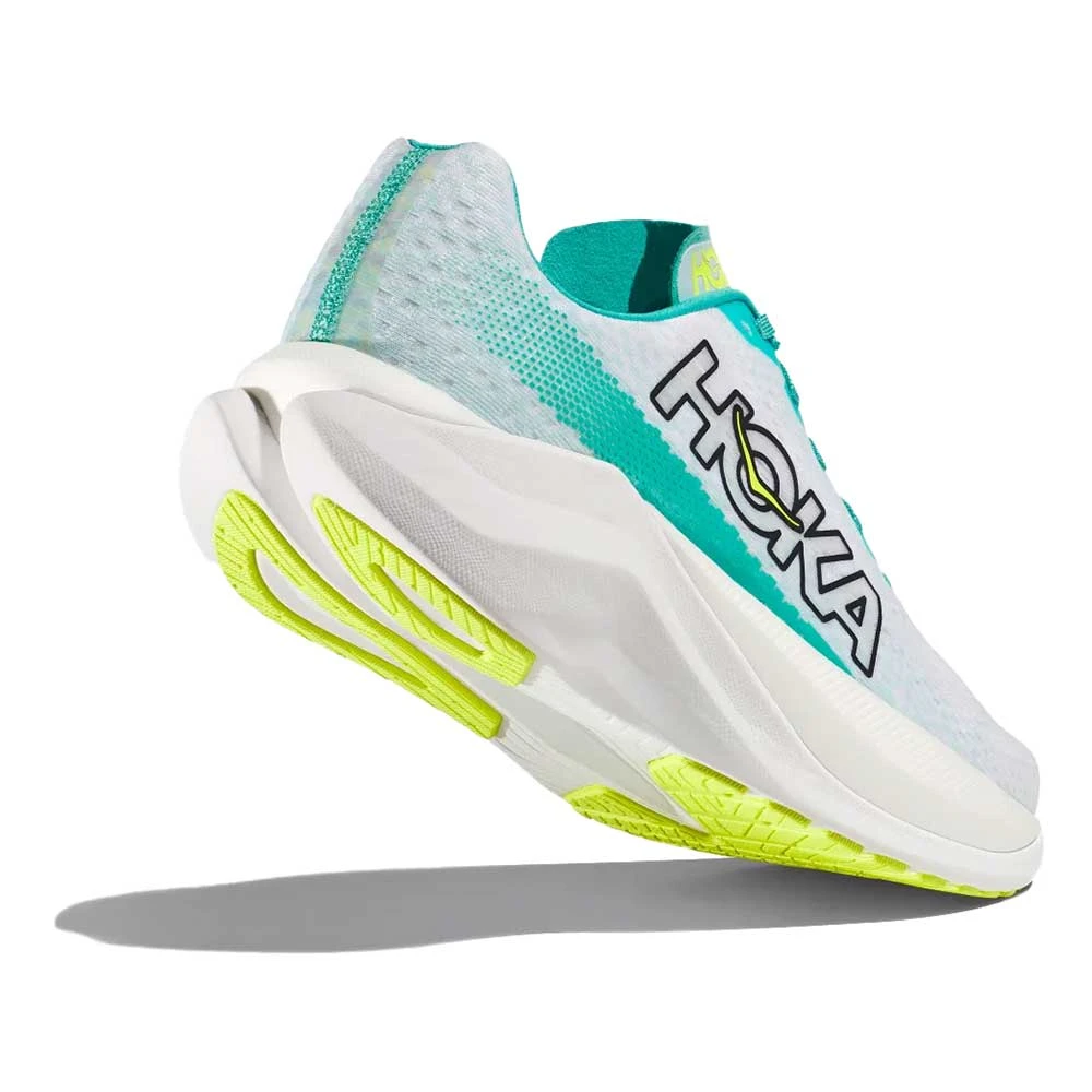 Hoka Men's Mach X Running Shoe - White/Blue Glass - Regular (D) - Image 2
