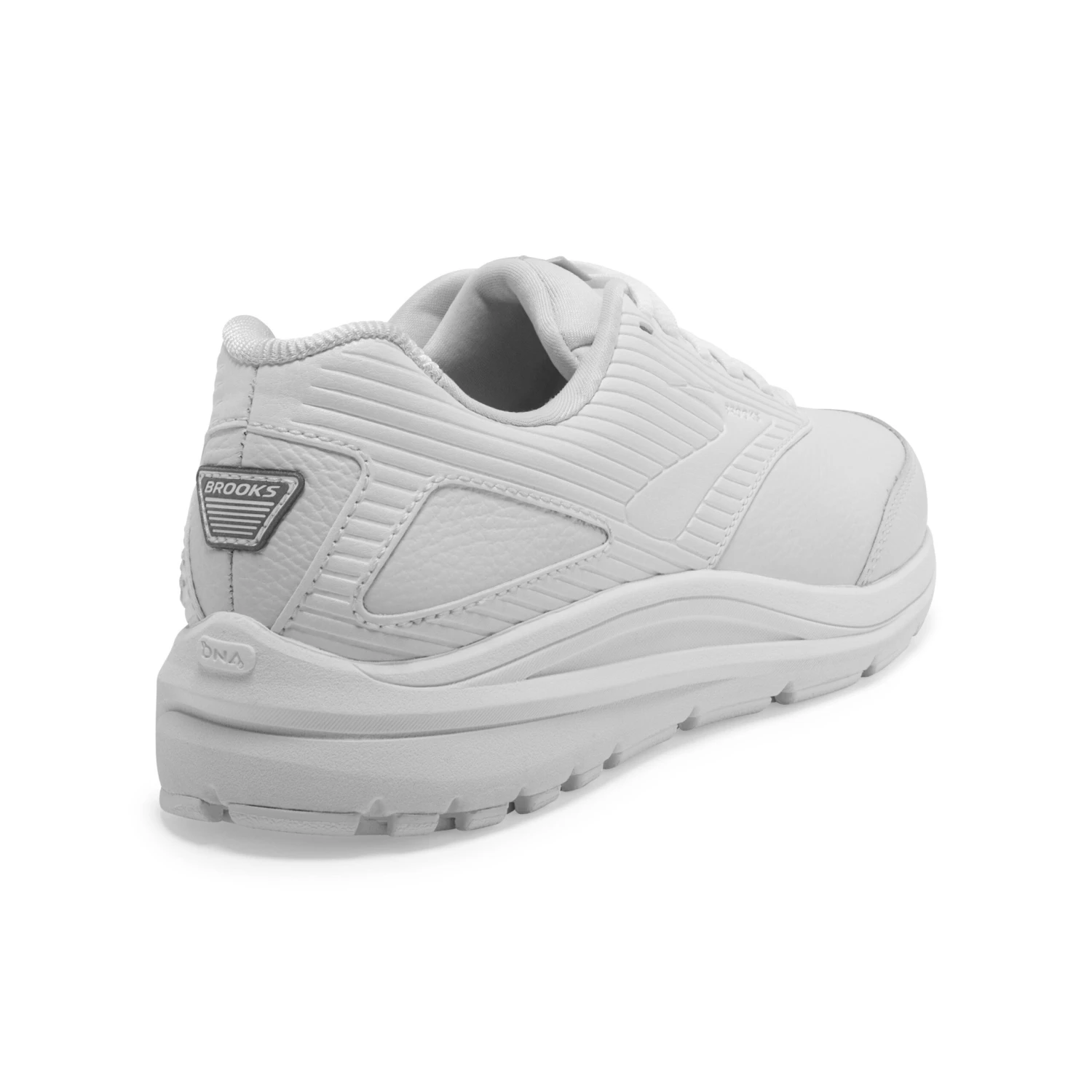 BROOKS Women's Addiction Walker 2 Walking Shoe- White/White- Narrow (2A) - Image 4