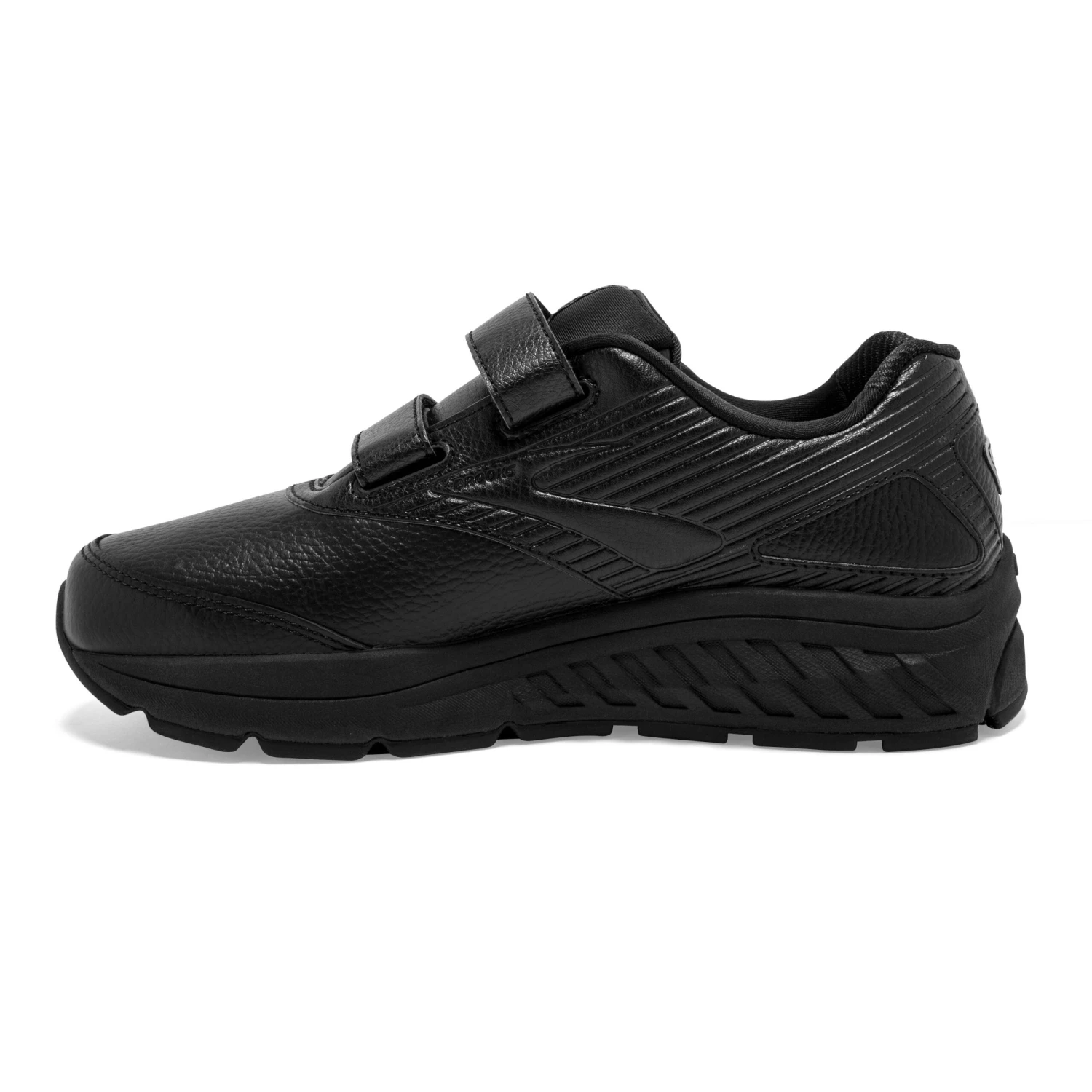 BROOKS Women's Addiction Walker VStrap 2 Walking Shoes- Black/Black- Extra Wide (2E) - Image 2