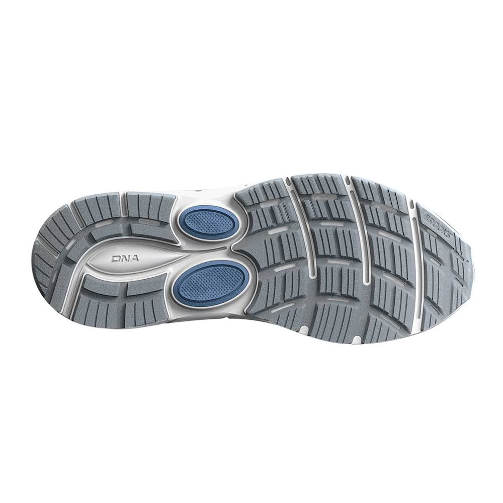 BROOKS Women's Dyad 11 Running Shoe - Grey/White/Blue - Regular (B) - Image 6