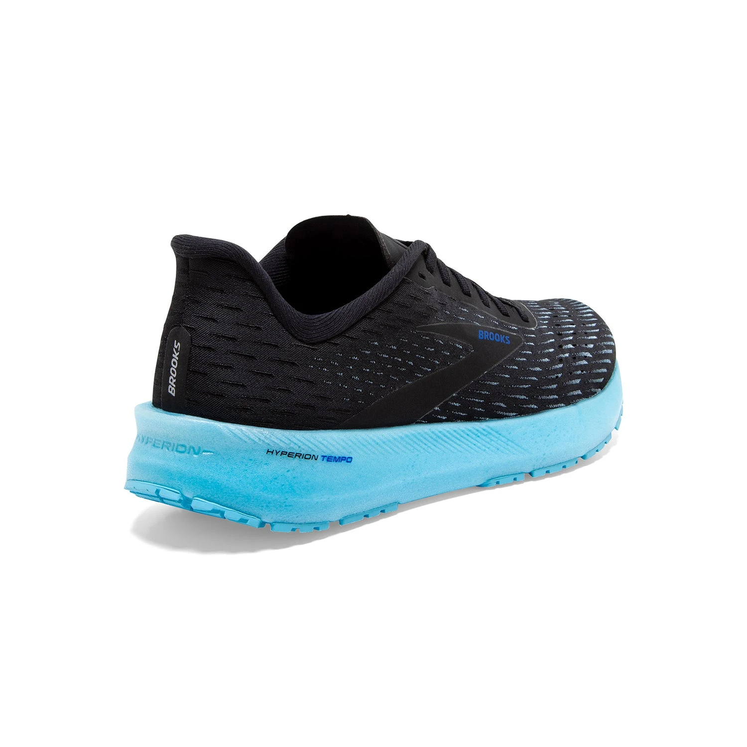BROOKS Women's Hyperion Tempo Running Shoe - Black/Iced Aqua/Blue - Regular (B) - Image 4