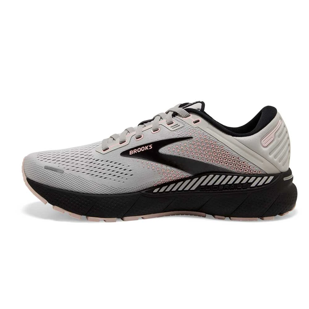BROOKS Women's Adrenaline GTS 22 Running Shoe- Grey/Rose/Tawny Port- Regular (B) - Image 3