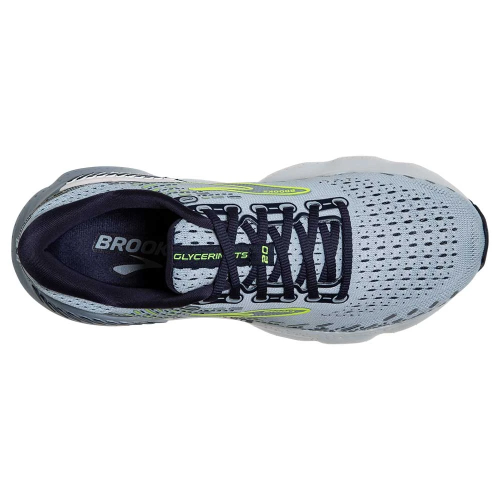 BROOKS Women's Glycerin GTS 20 Running Shoe- Light Blue/Peacoat/Nightlife- Regular (B) - Image 3