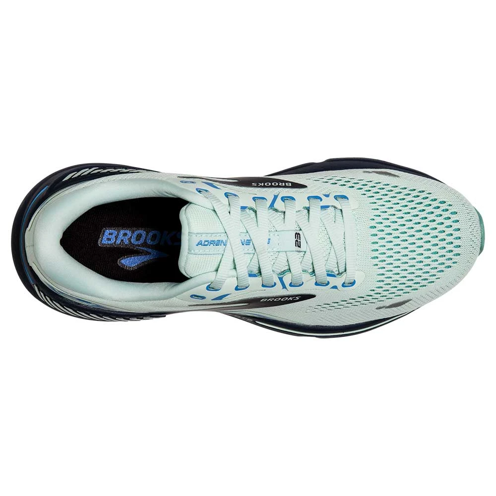 BROOKS Women's Adrenaline GTS 23 Running Shoe - Blue Glass/Nile Blue/Marina- Regular (B) - Image 6