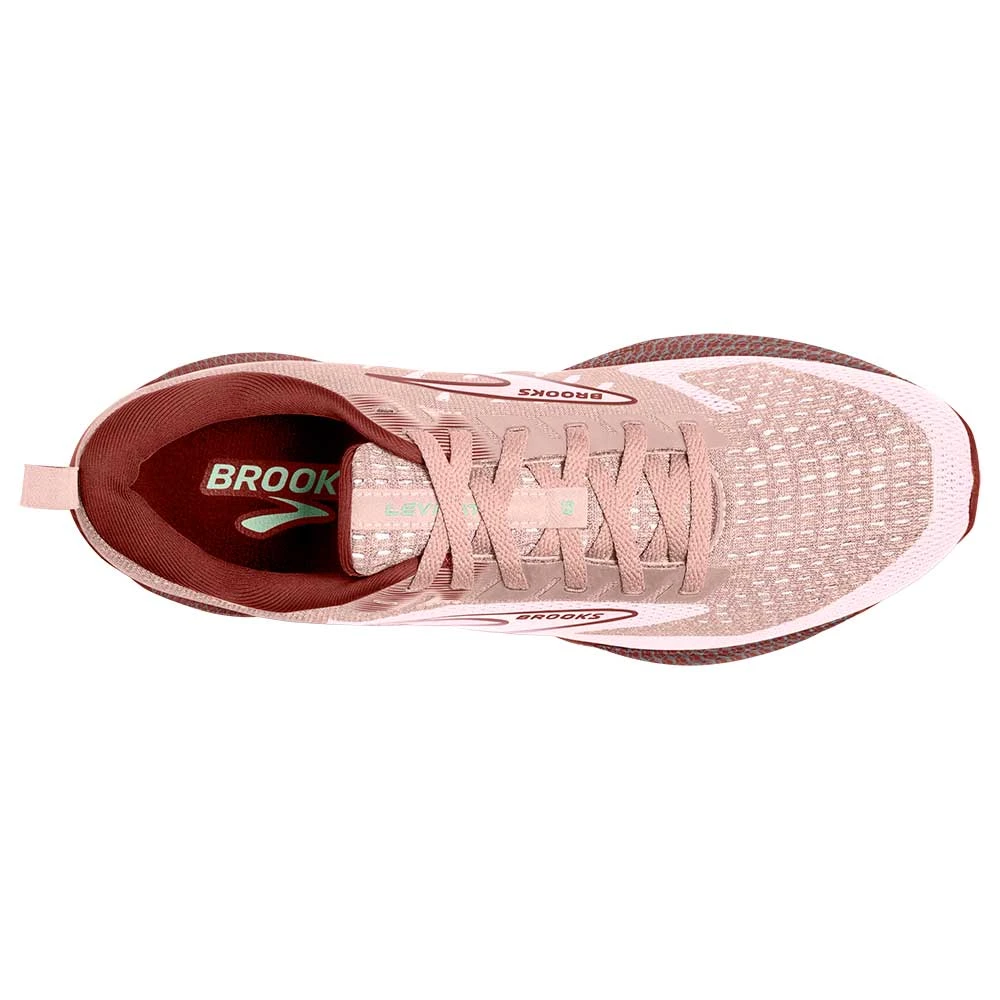 BROOKS Women's Levitate 6 Running Shoe - Peach Whip/Pink- Regular (B) - Image 5