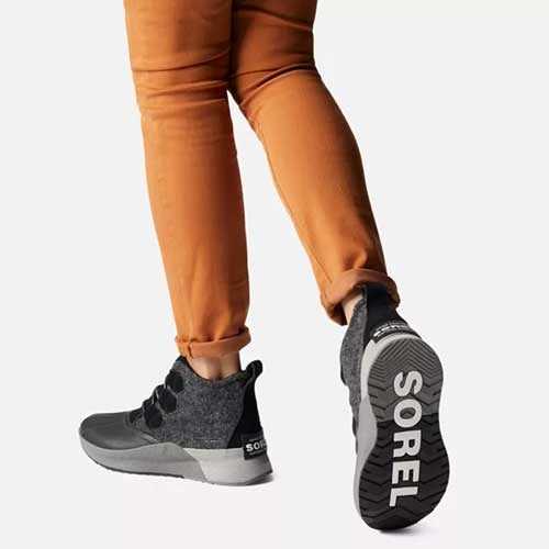 Sorel Women's Out N About III Classic Waterproof Boot - Black/Sea Salt - Regular (B) - Image 4