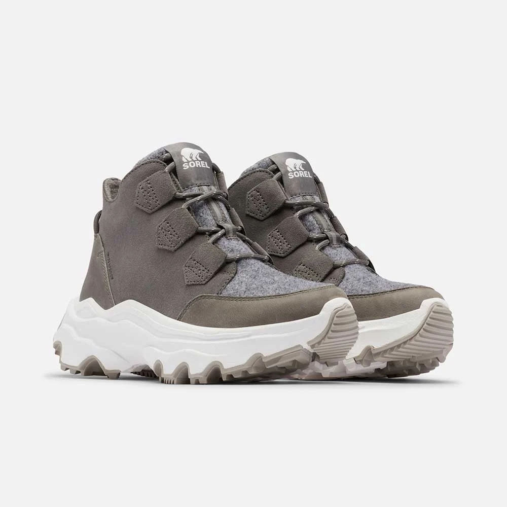 Sorel Women's Kinetic Breakthru Caribou WP Boot- Quarry- Regular (B) - Image 2