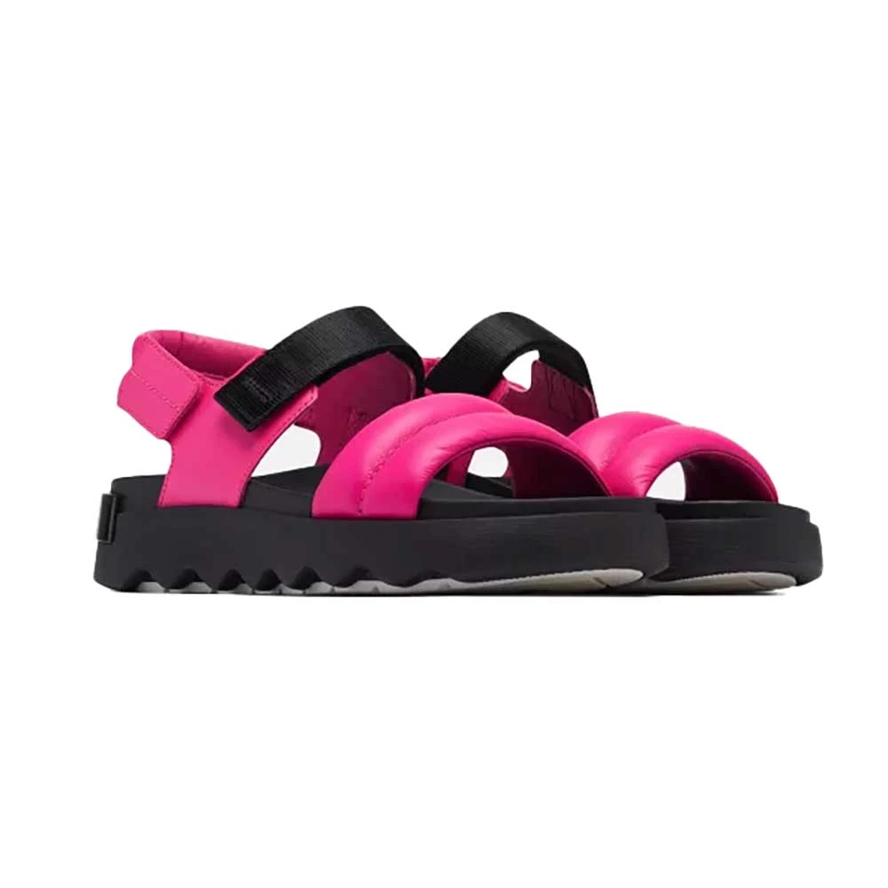 Sorel Women's Viibe Sandal - Fuchsia Fizz/Black- Regular (B) - Image 2