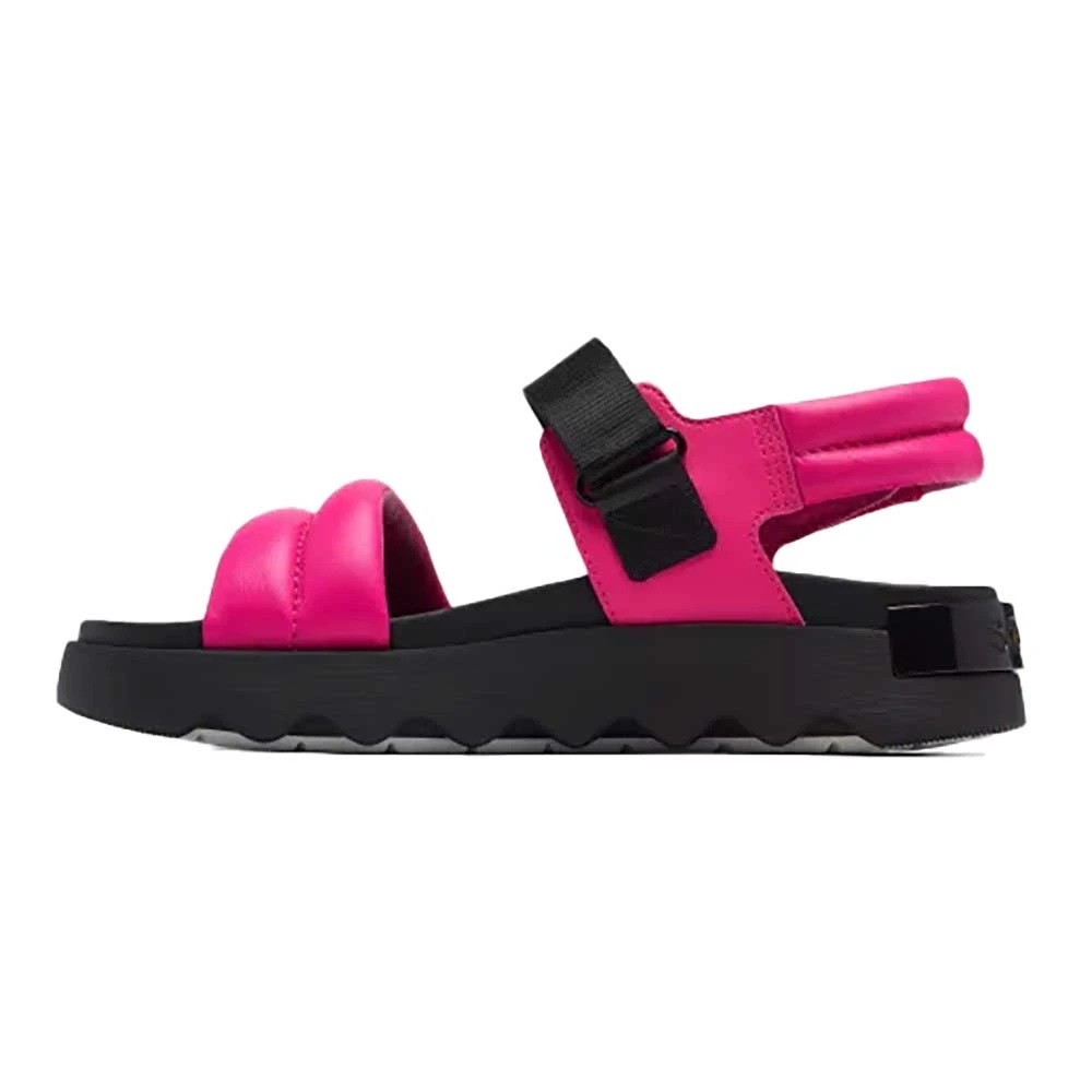 Sorel Women's Viibe Sandal - Fuchsia Fizz/Black- Regular (B) - Image 3