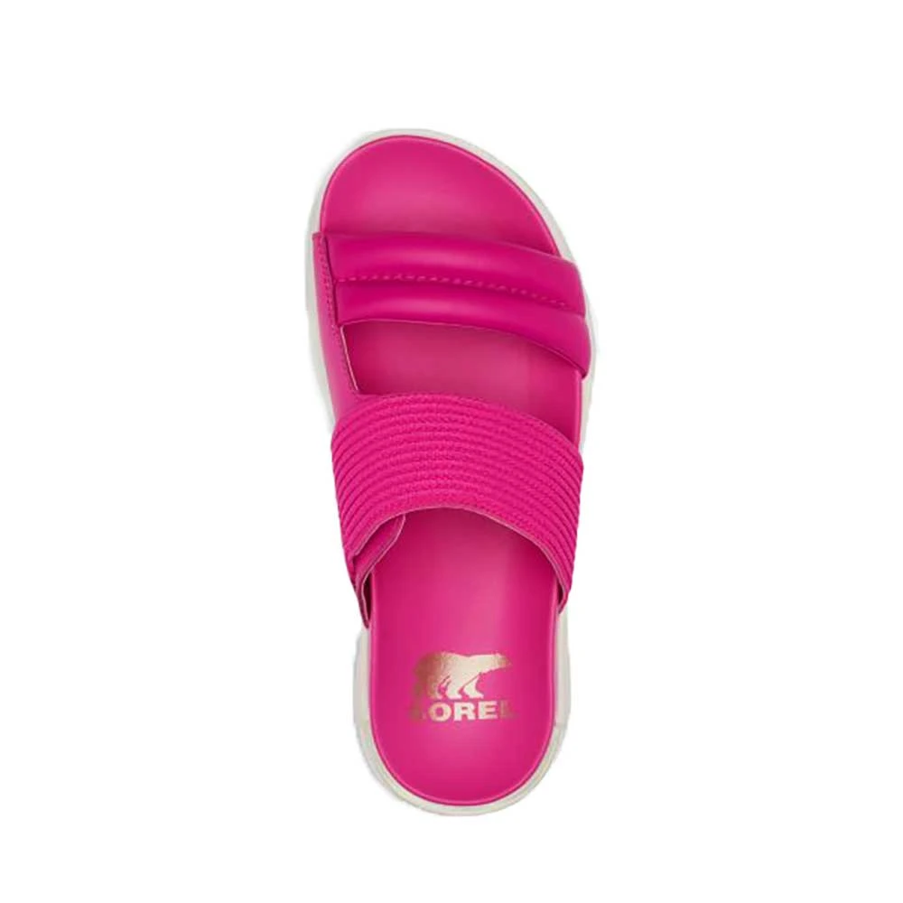 Sorel Women's Viibe Slide - Fuchsia Fizz/Sea Salt -Regular (B) - Image 4