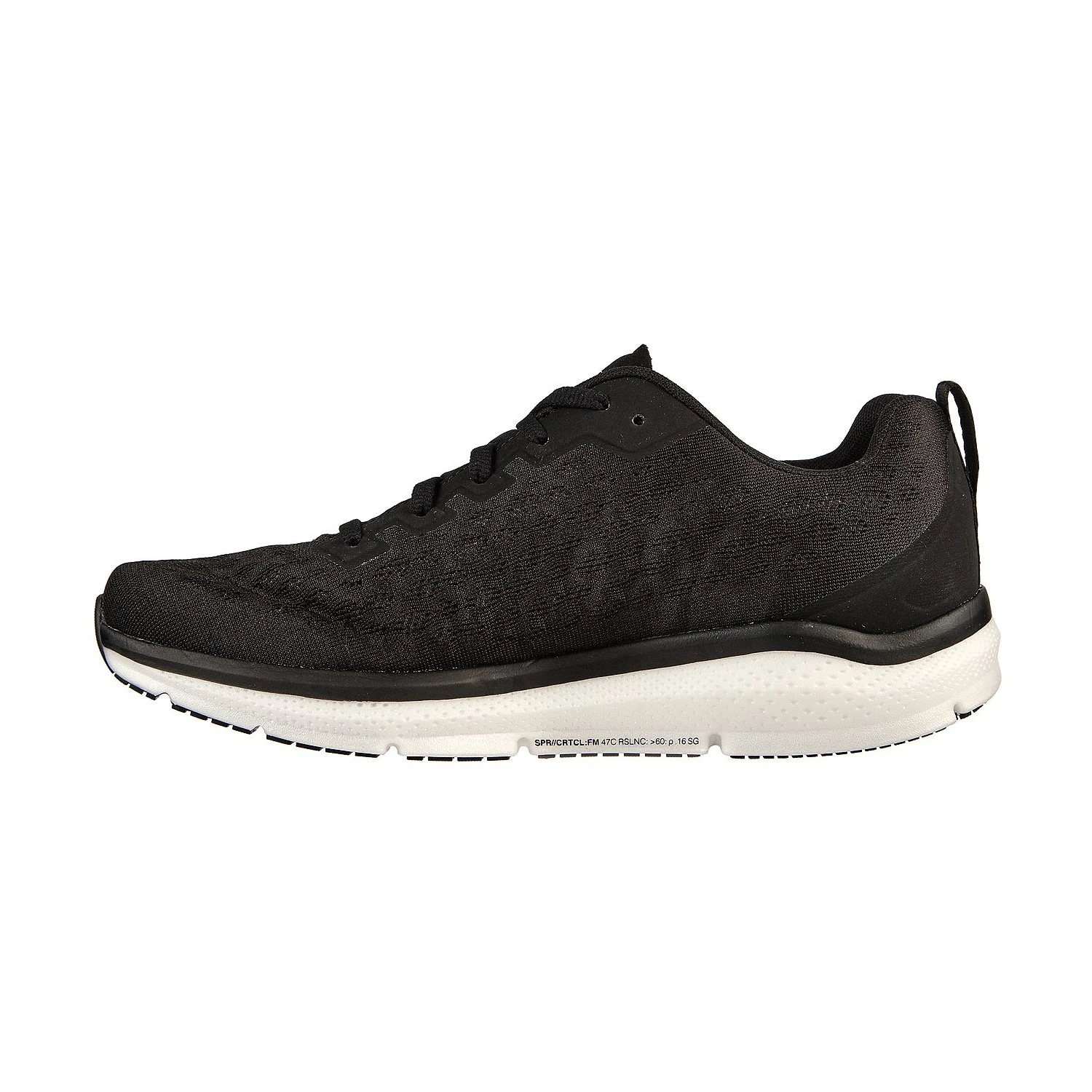 Skechers Men's GOrun Ride 9 Running Shoe - Black/White - Regular (D) - Image 2