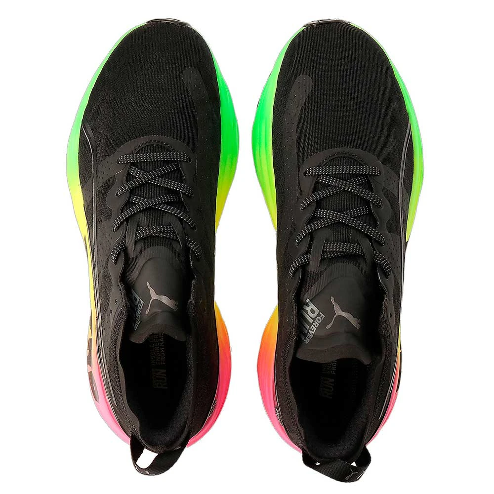 Men's Foreverrun Nitro Futrograde Running Shoe - Puma Black/Green Gecko- Regular (D) - Image 7