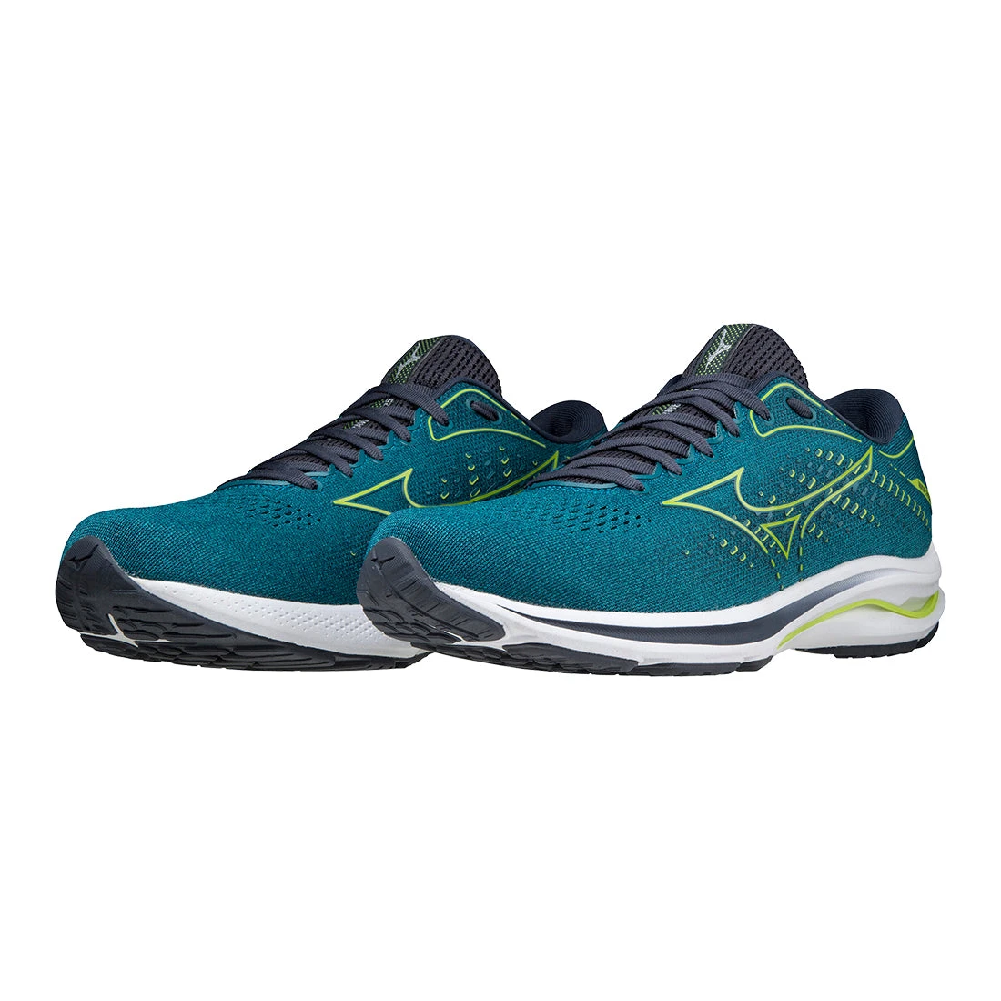 Mizuno Men's Wave Rider 25 Running Shoe - Harbor Blue - Regular (D) - Image 5