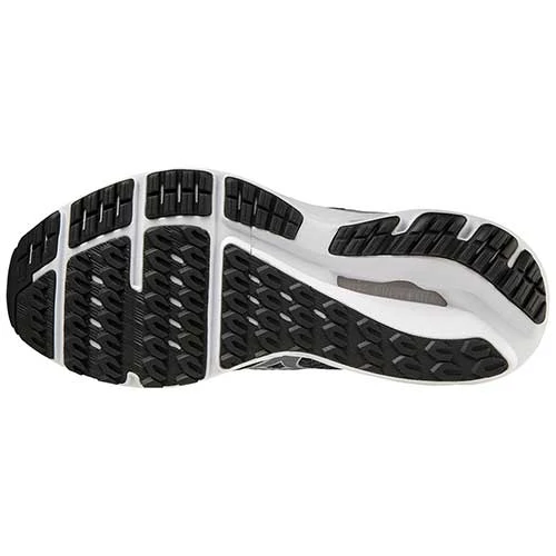 Mizuno Men's Wave Inspire 18 Waveknit Running Shoe- Ebony - Regular (D) - Image 3