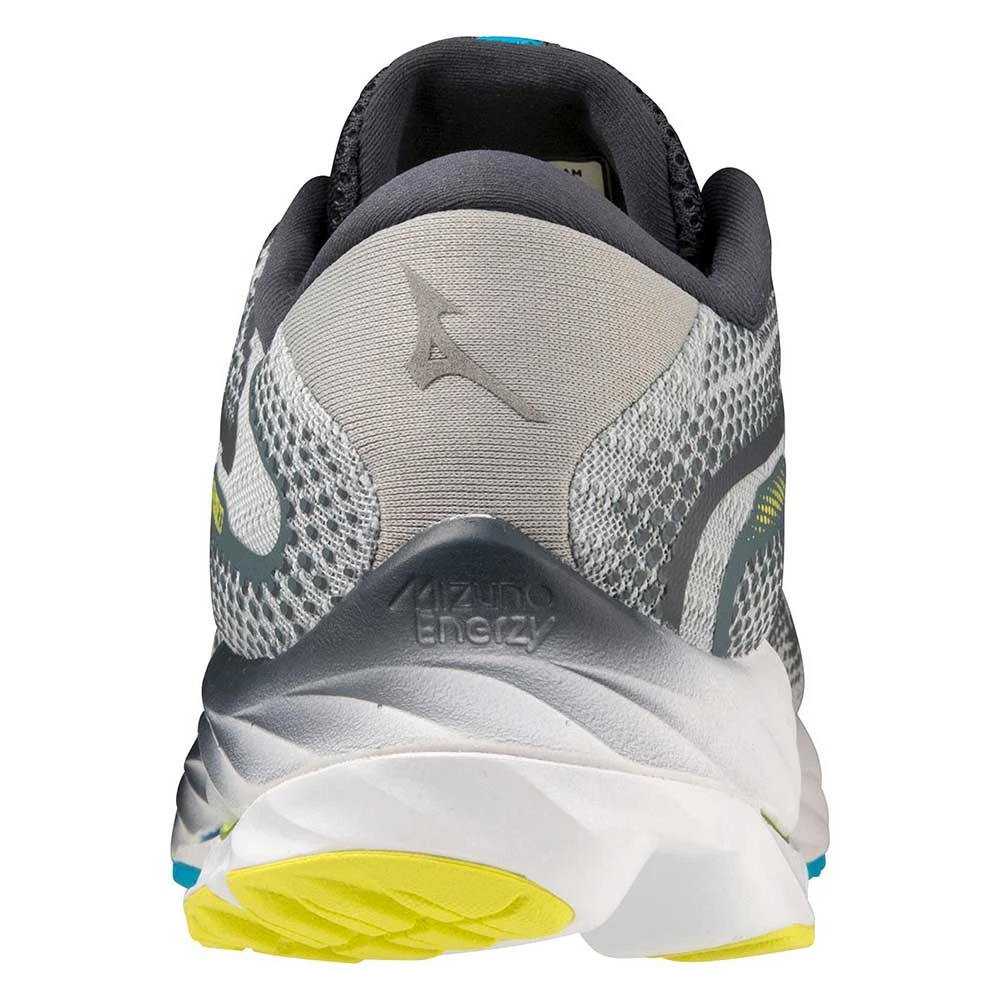 Mizuno Men's Wave Rider 27 Running Shoe - Pearl Blue/White - Regular (D) - Image 9