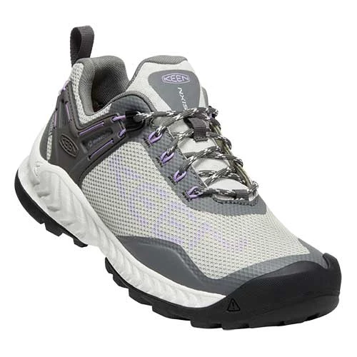Keen Women's NXIS Evo Waterproof Hiking Shoe - Steel Gray/English/Lavender - Regular (B) - Image 2