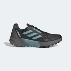 ADIDAS Women's Terrex Agravic Flow 2 Trail Shoe- Core Black/Mint Ton/Ftwr White- Regular (B)