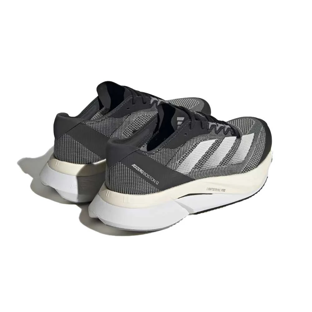 ADIDAS Women's Adizero Boston 12 Running Shoes - Core Black/Cloud White/Carbon - Regular (B) - Image 2