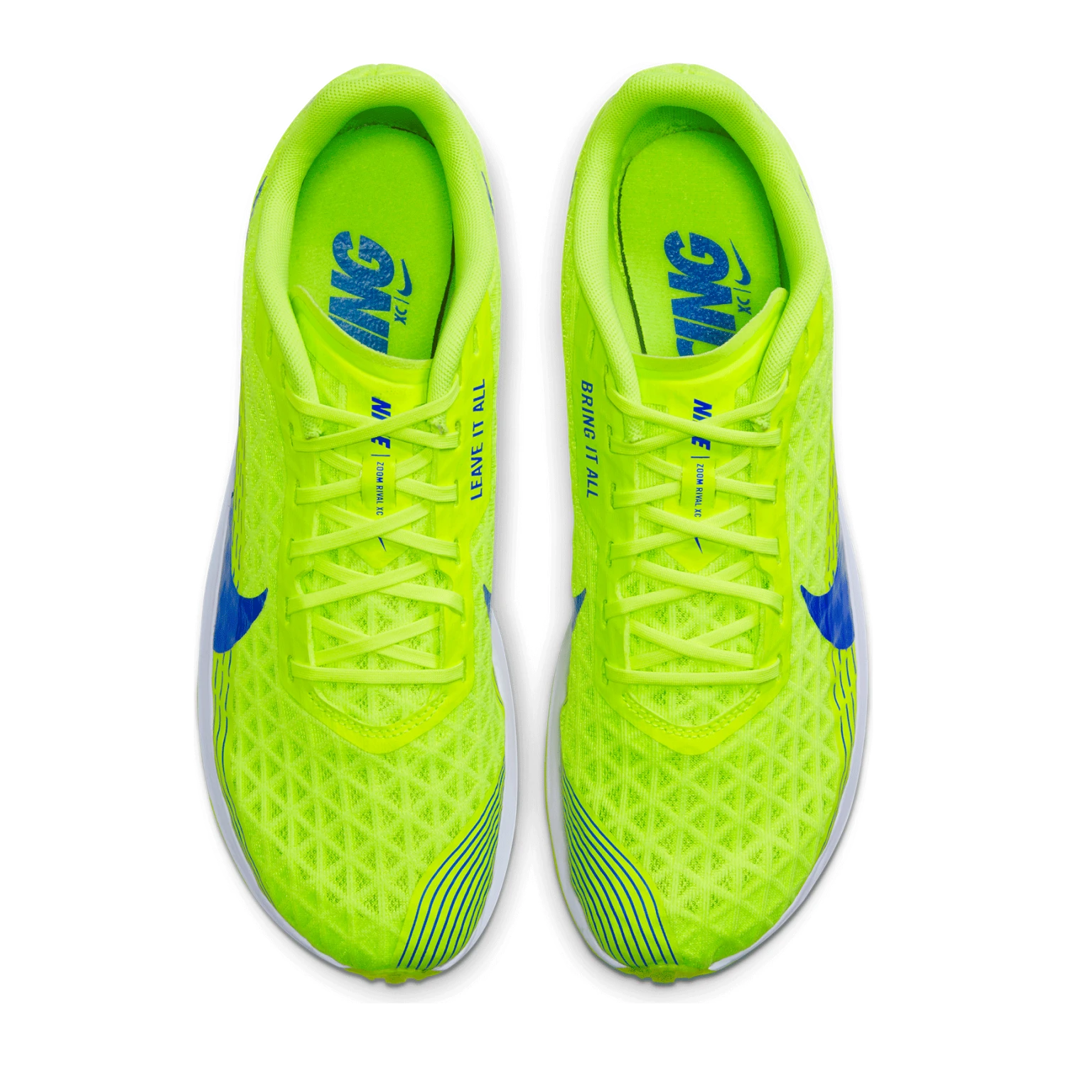 Nike Unisex Zoom Rival XC 2019 Spike - Volt/Racer Blue/White - Image 5