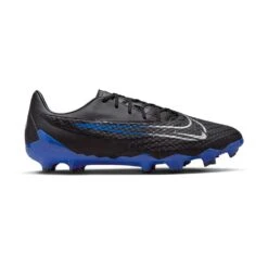 Nike Phantom GX Academy MG Soccer Cleat - Black/Chrome-Hyper Royal- Regular (D)