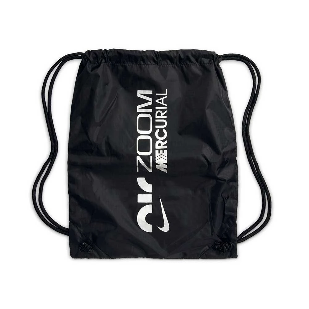 Nike Zoom Mercurial Vapor 15 Elite FG Soccer Cleat- Black/Chrome-Hyper Blue- Regular (D) - Image 9