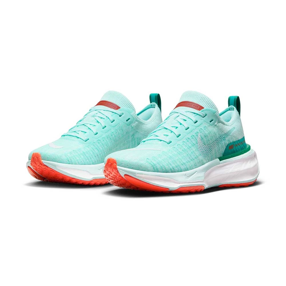 Women's Nike Invincible Run 3 Running Shoe- Jade Ice/White-Clear Jade-Malachite - Regular (B) - Image 3