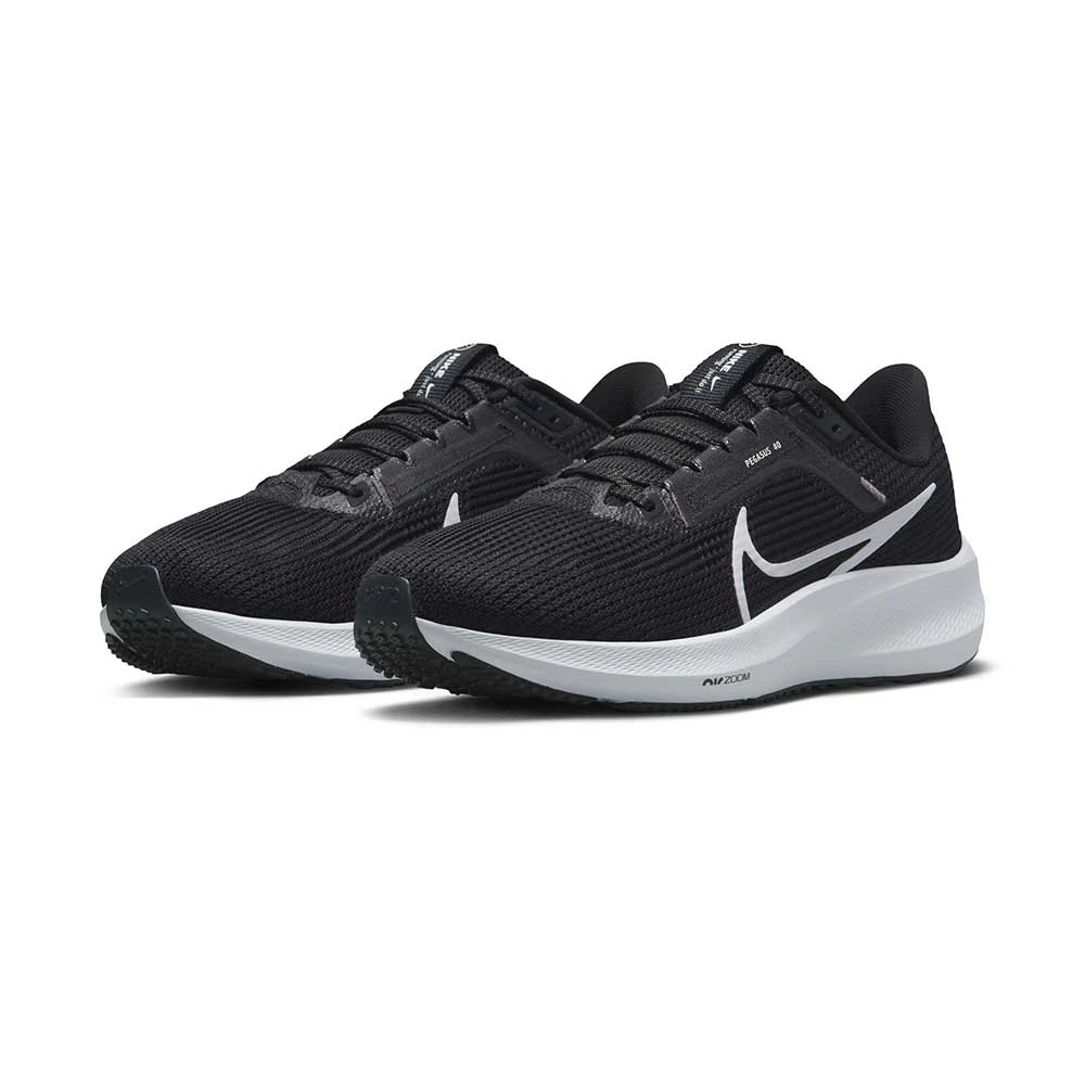 Nike Women's Air Zoom Pegasus 40 Running Shoe- Black/White/Anthracite- Regular (B) - Image 2