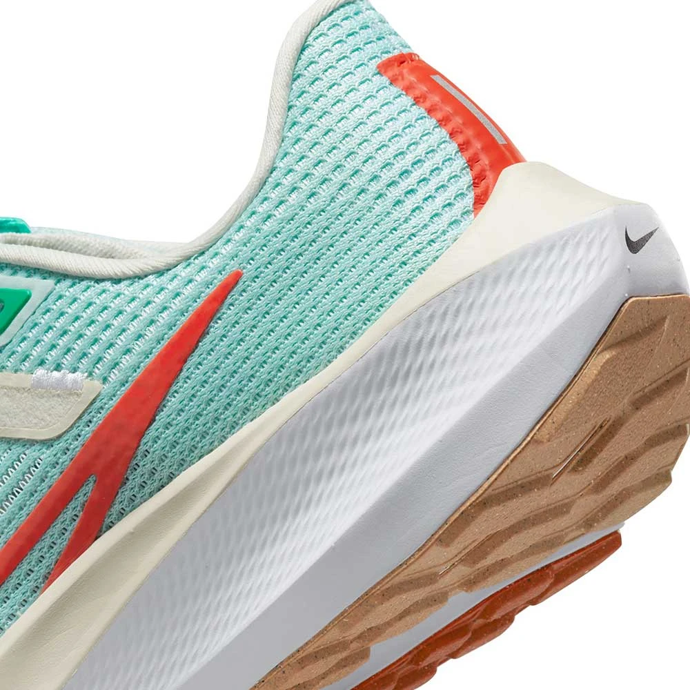 Women's Nike Air Zoom Pegasus 40 Running Shoe - Jade Ice/Picante Red-White-Sea Glass- Regular (B) - Image 6