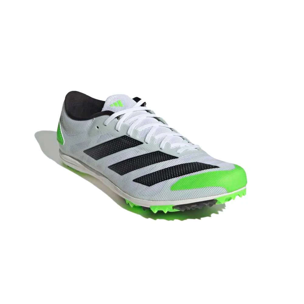ADIDAS Unisex AdiZERO XC Spikes - Cloud White/Night Metallic/Solar Green - Regular (D) - Image 2