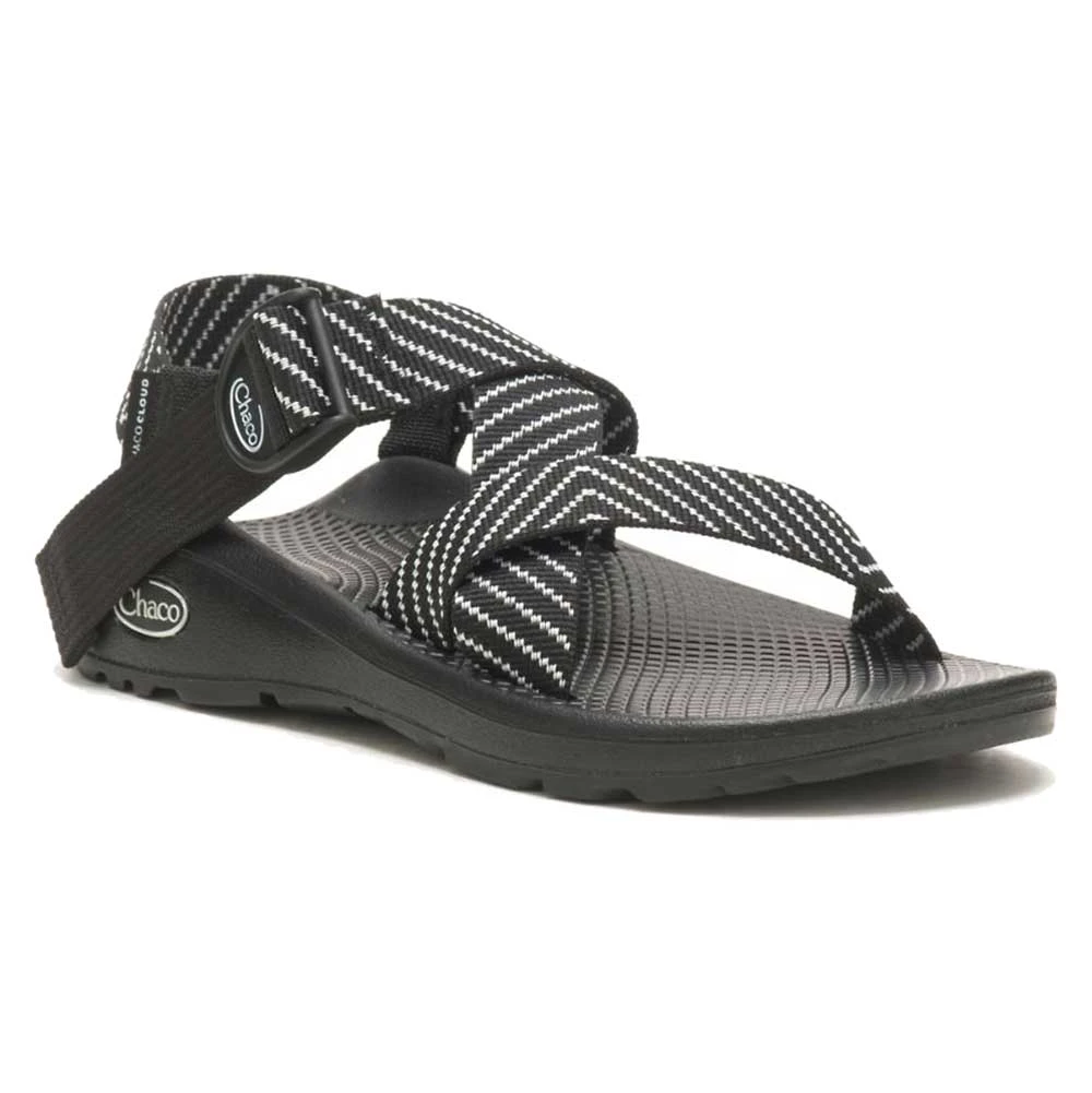 Chaco Women's Mega Z Cloud Sandal- Vibin Black/White - Regular (B) - Image 2