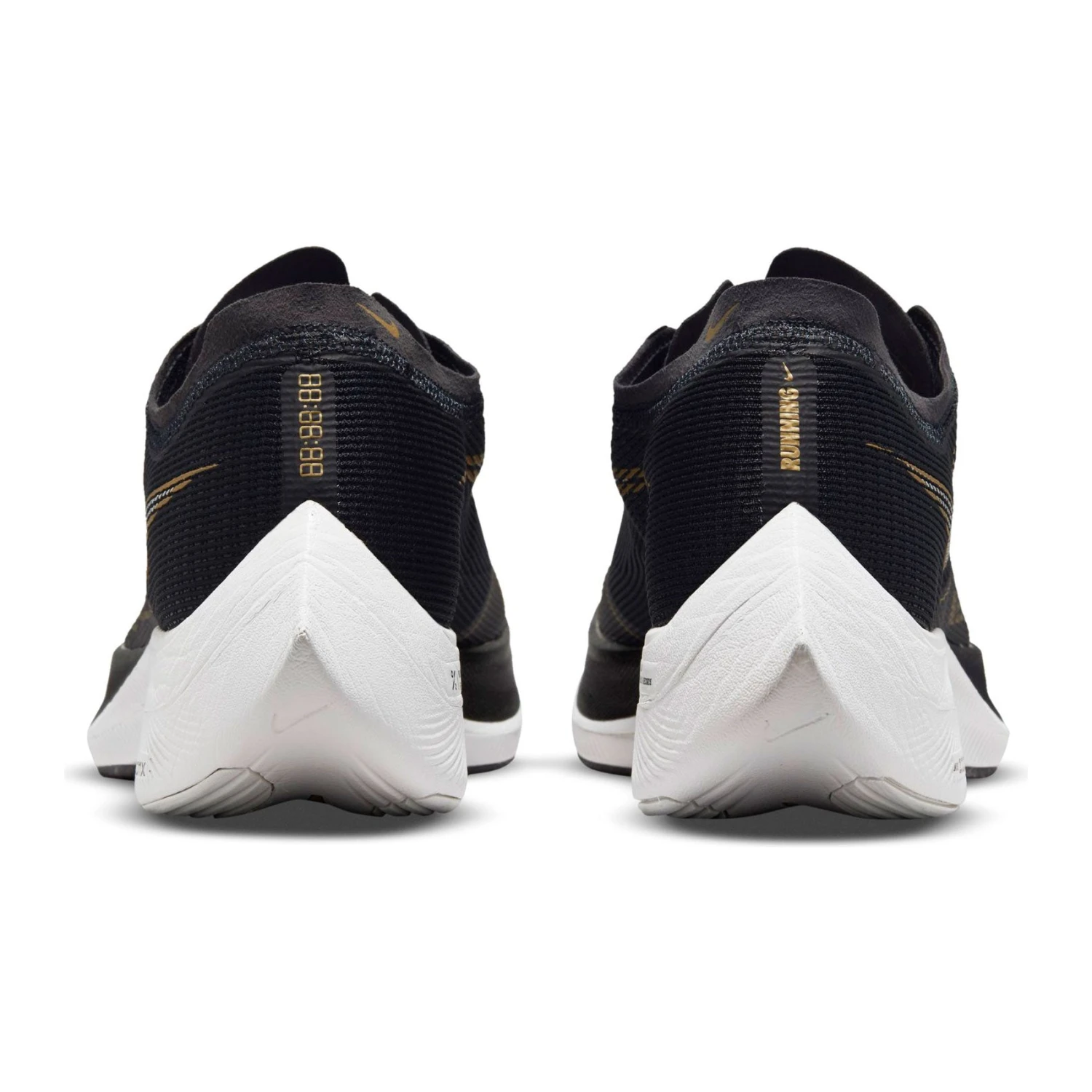 Nike Men's ZoomX Vaporfly Next % 2 Racing Shoe - Black/White/Metallic Gold Coin - Regular (D) - Image 6