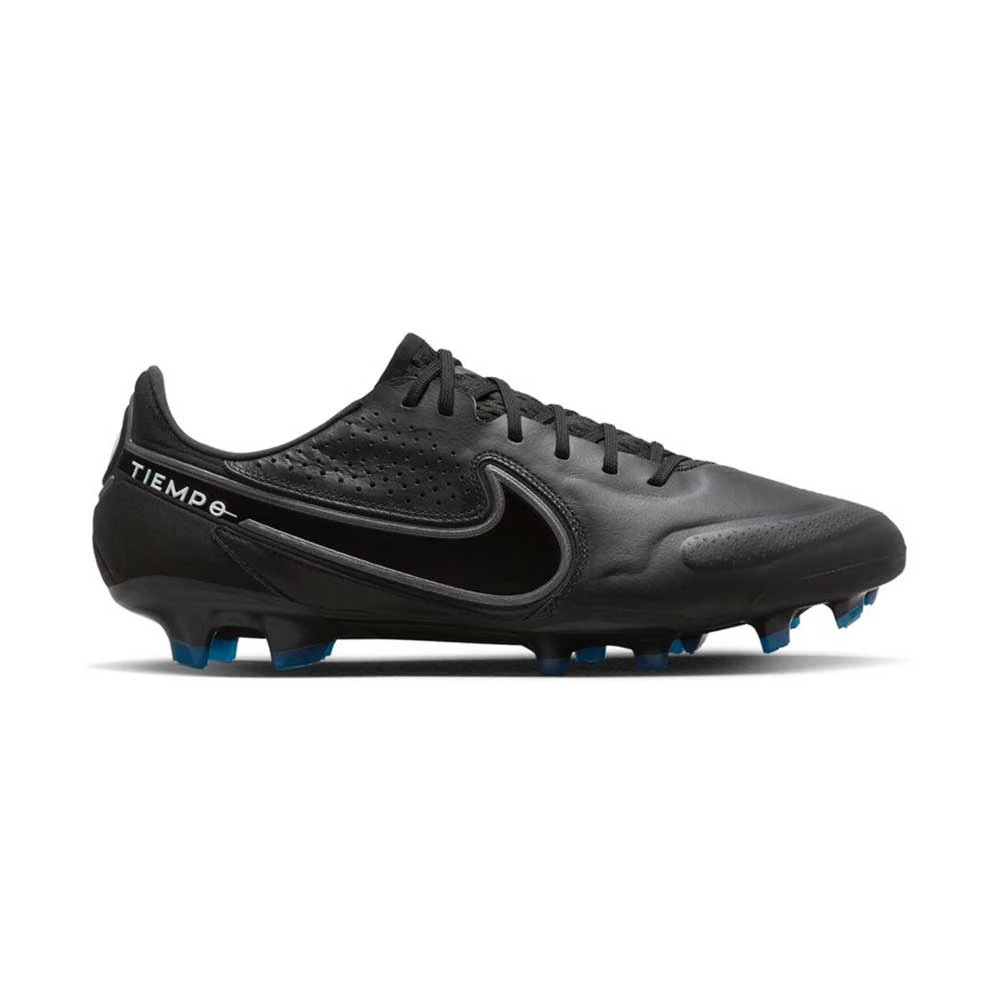 Unisex Nike Tiempo Legend 9 Elite FG Soccer Shoe- Black/Dk Smoke Grey/Summit White