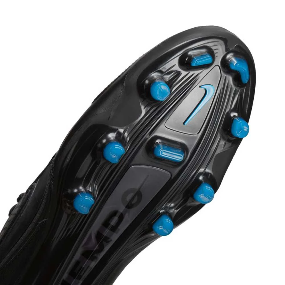 Unisex Nike Tiempo Legend 9 Elite FG Soccer Shoe- Black/Dk Smoke Grey/Summit White - Image 8