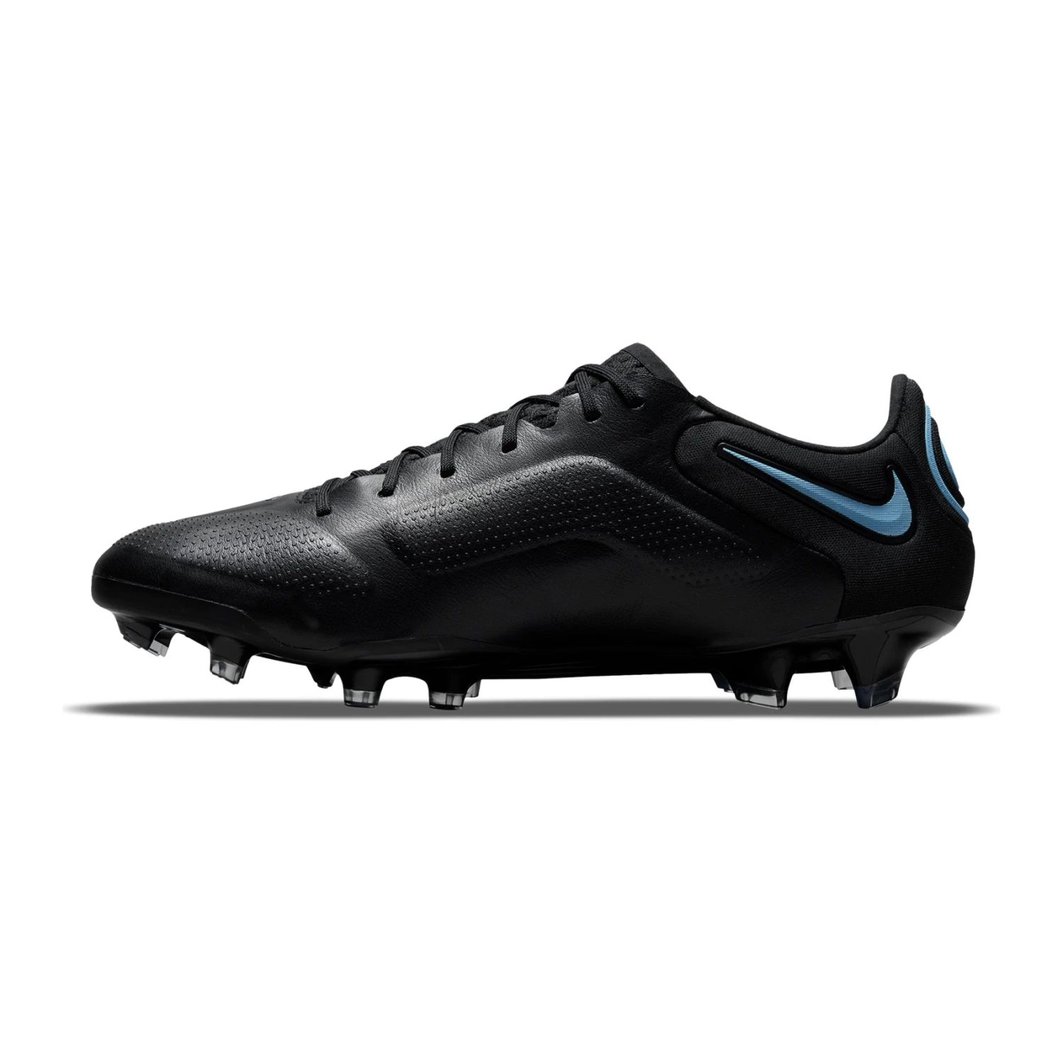 Nike Unisex Tiempo Legend 9 Elite FG Soccer Shoe - Black/Iron Grey - Image 2