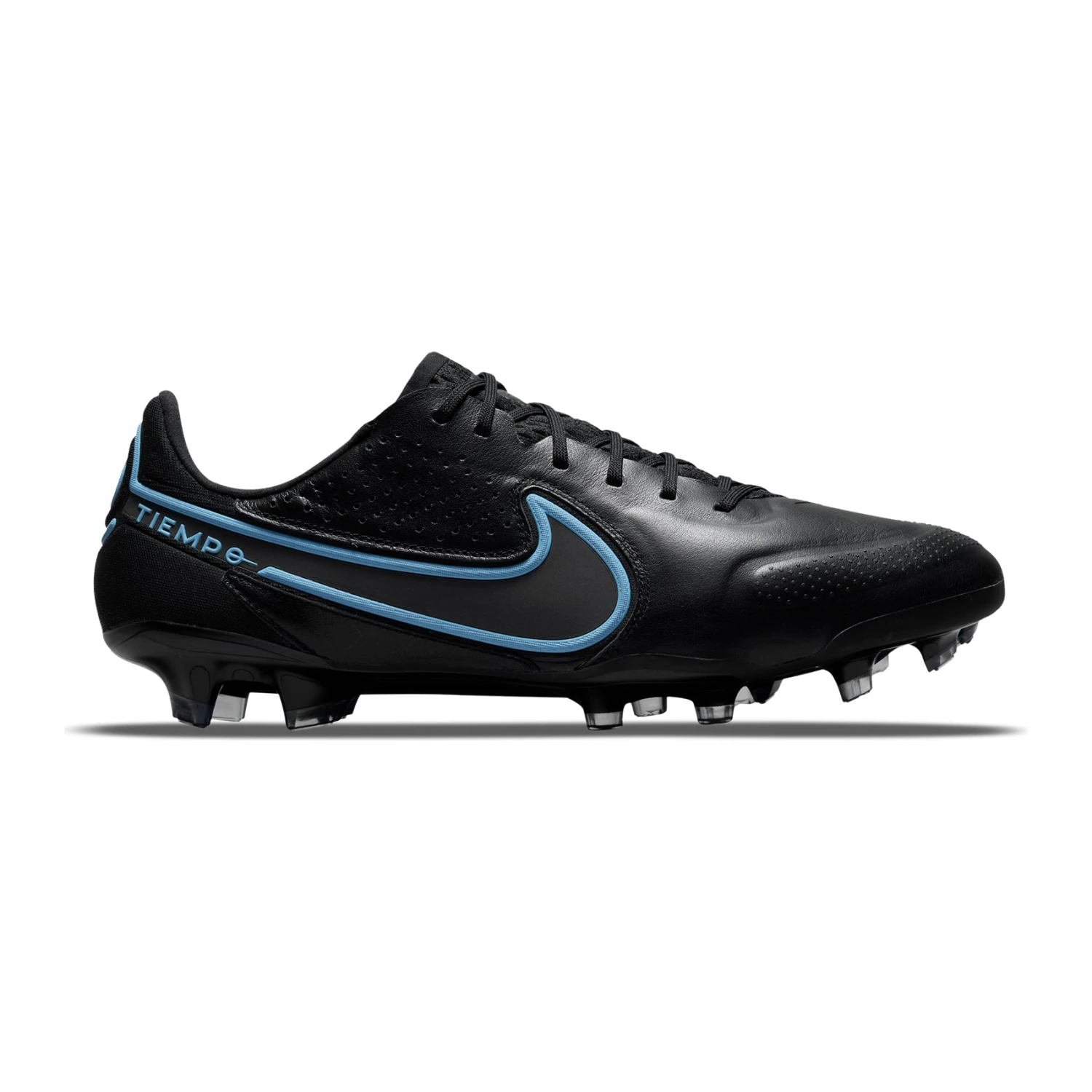 Nike Unisex Tiempo Legend 9 Elite FG Soccer Shoe - Black/Iron Grey