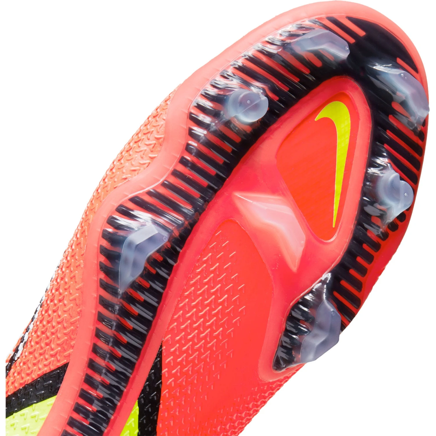 Nike Unisex Phantom GT2 Elite Dynamic Fit FG Soccer Shoes - White/Bright Crimson/Volt - Regular (D) - Image 9
