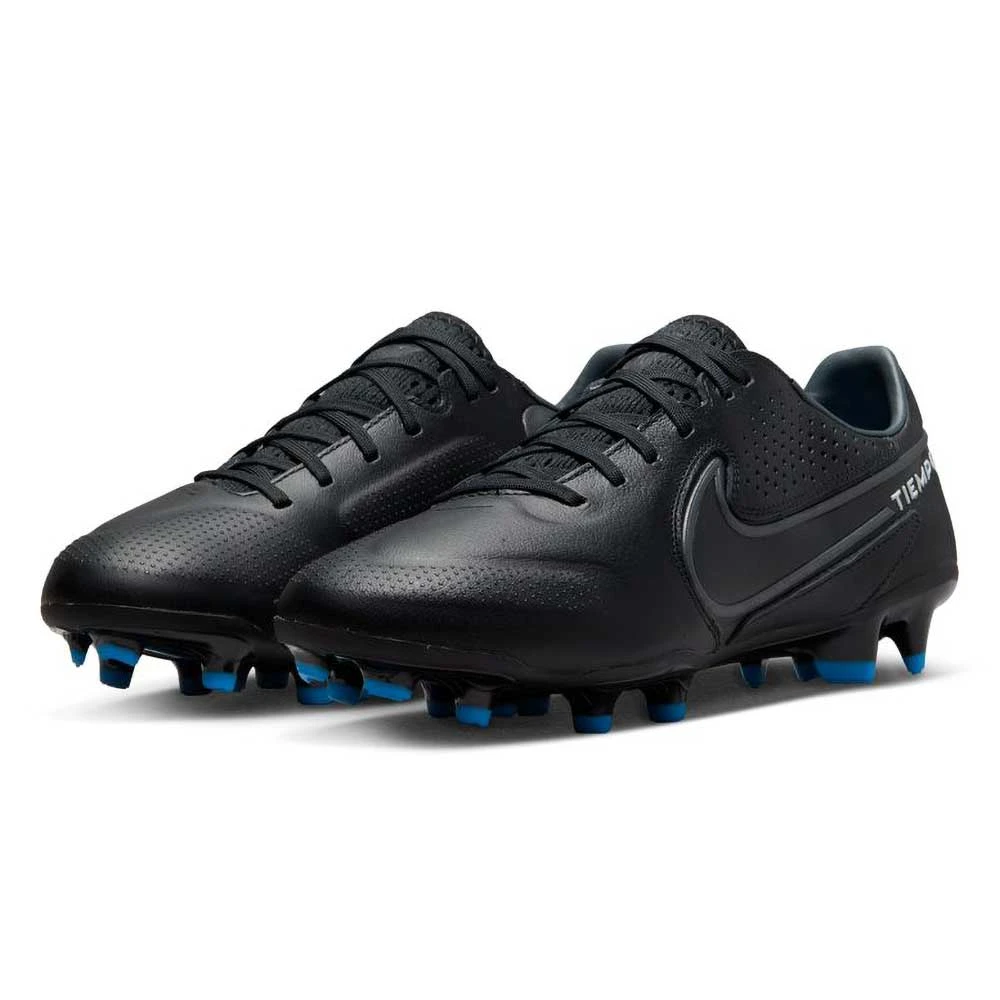 Unisex Nike Tiempo Legend 9 Pro FG Soccer Shoe - Black/Dk Smoke Grey - Image 2