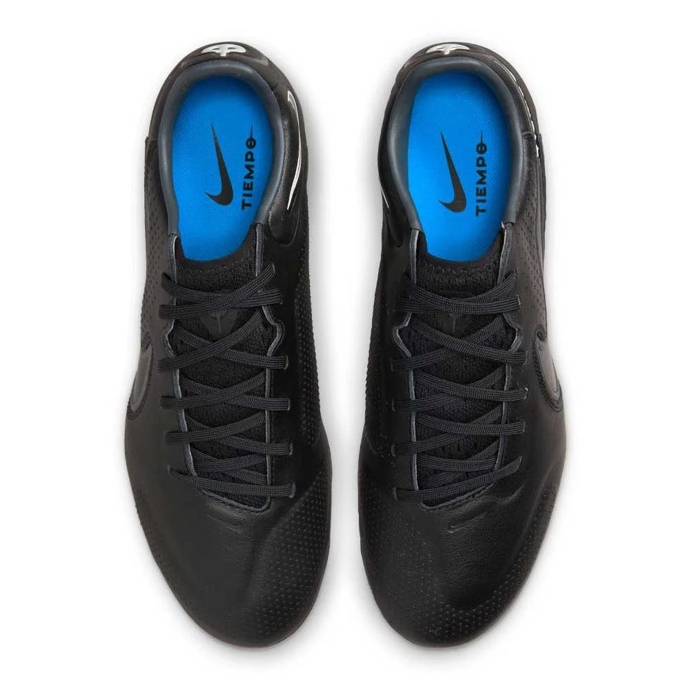 Unisex Nike Tiempo Legend 9 Pro FG Soccer Shoe - Black/Dk Smoke Grey - Image 5